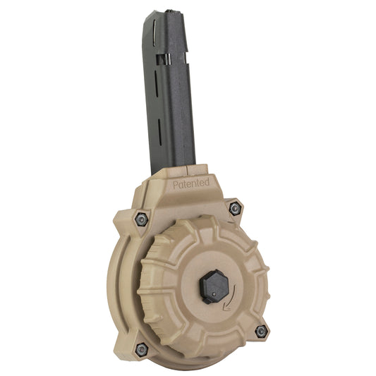 ProMag Industries DRM-A11-FDE 50-Round 9mm Drum Magazine for Glock 17/19 * Flat Dark Earth