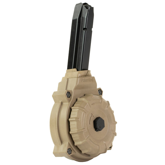 ProMag Industries SIG P320 9mm 50-Round Drum Magazine in Flat Dark Earth - Model DRM-A55-FDE