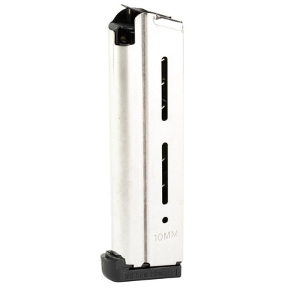 Wilson Combat 1911 Full-Size 10mm Magazine with 9-Round Capacity * Silver, Part No. MGWC47NX