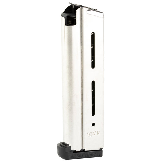 Wilson Combat 1911 Full-Size 10mm Magazine with 9-Round Capacity * Silver, Part No. MGWC47NX