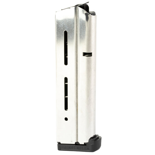 Wilson Combat 1911 Full-Size 10mm Magazine with 9-Round Capacity * Silver, Part No. MGWC47NX