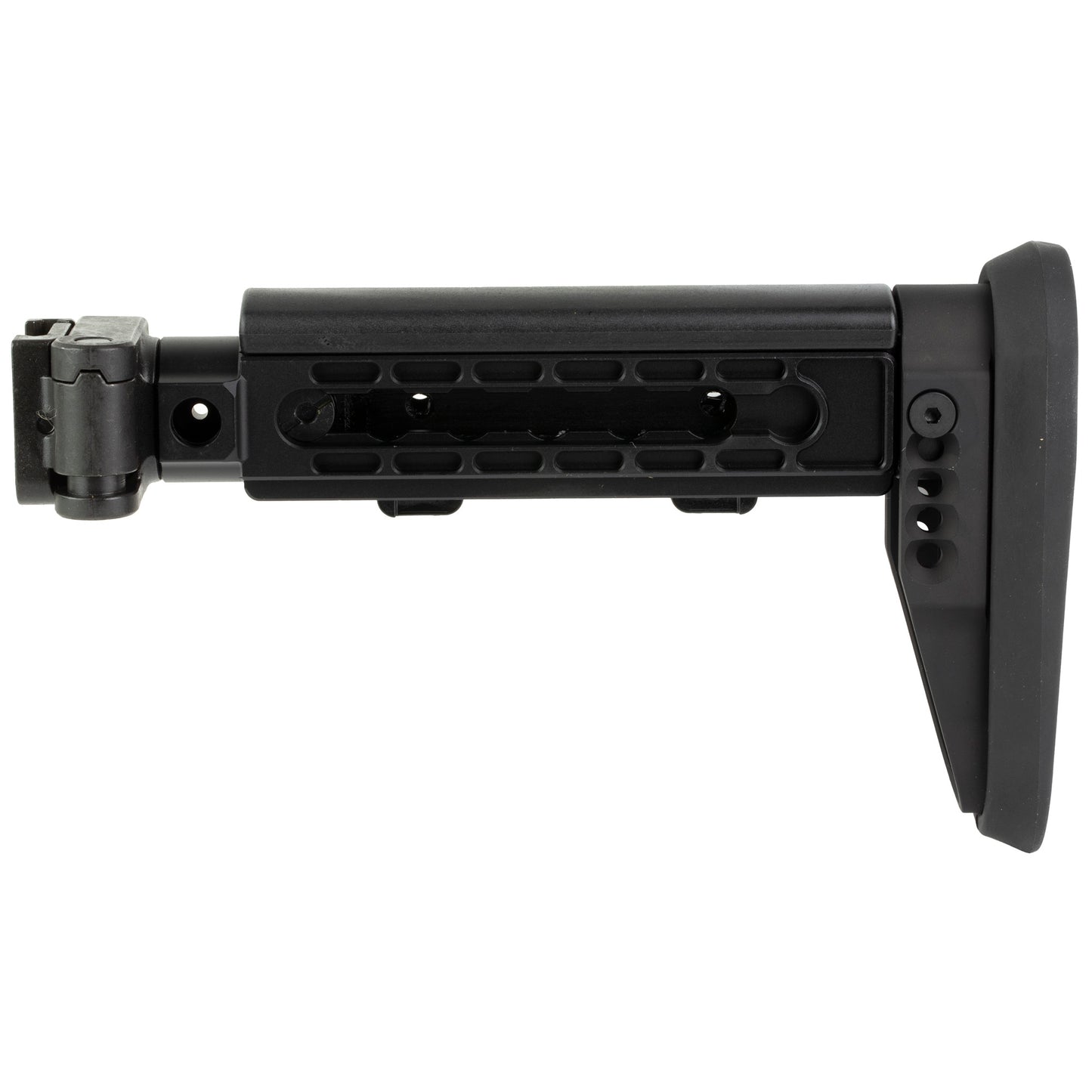 Midwest Industries Alpha Series Folding Stock for AK Platform - Black, Part Number MI-AK-ALPHA-FS