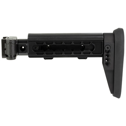 Midwest Industries Alpha Series Folding Stock for AK Platform - Black, Part Number MI-AK-ALPHA-FS