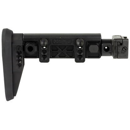 Midwest Industries Alpha Series Folding Stock for AK Platform - Black, Part Number MI-AK-ALPHA-FS