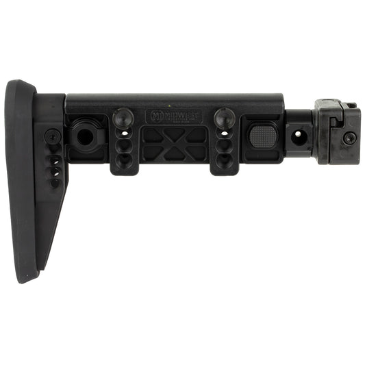Midwest Industries Alpha Series Folding Stock for AK Platform - Black, Part Number MI-AK-ALPHA-FS