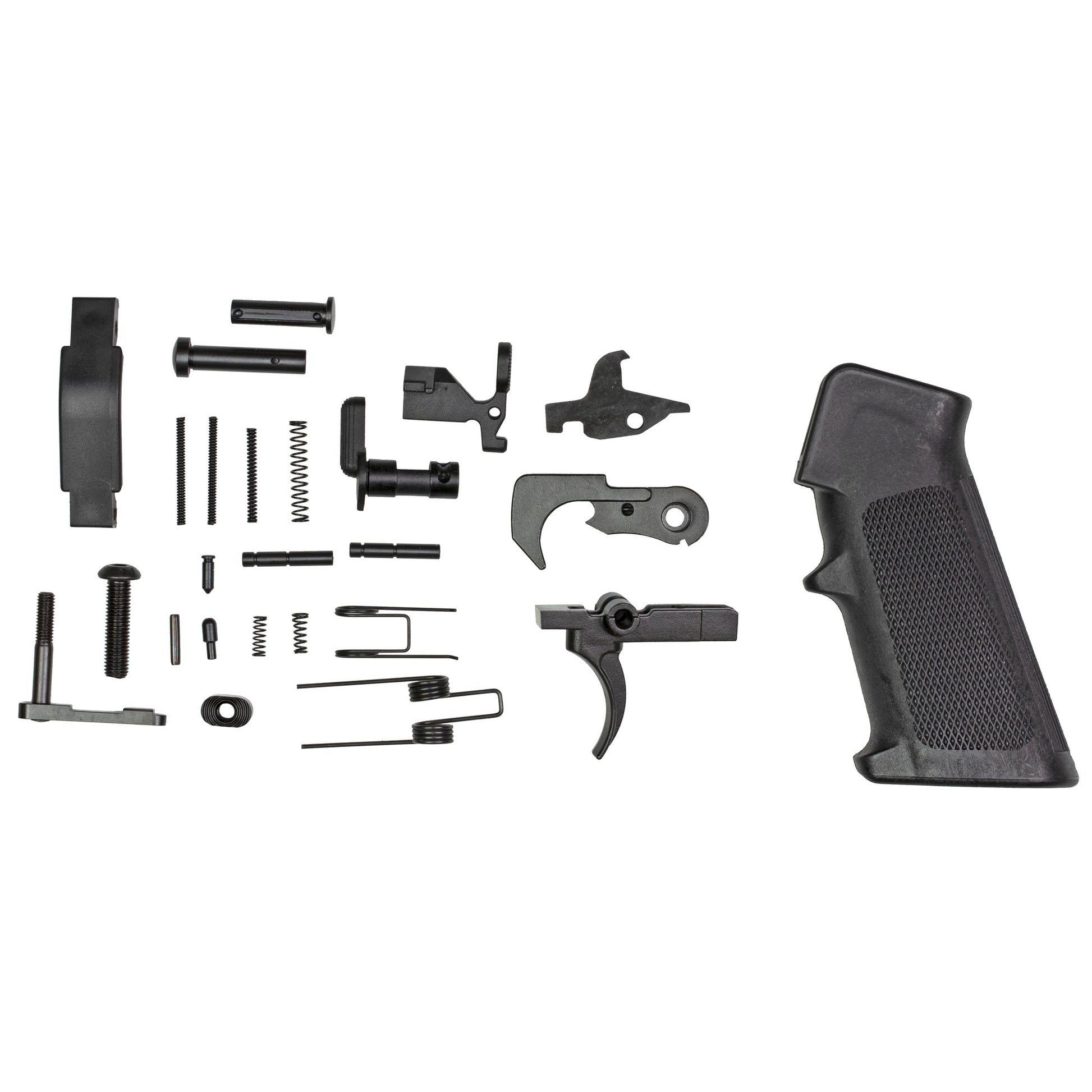 Odin Works ODAC-LPK-ENHANCED Enhanced Complete Lower Parts Kit with Nitride Coating in Black