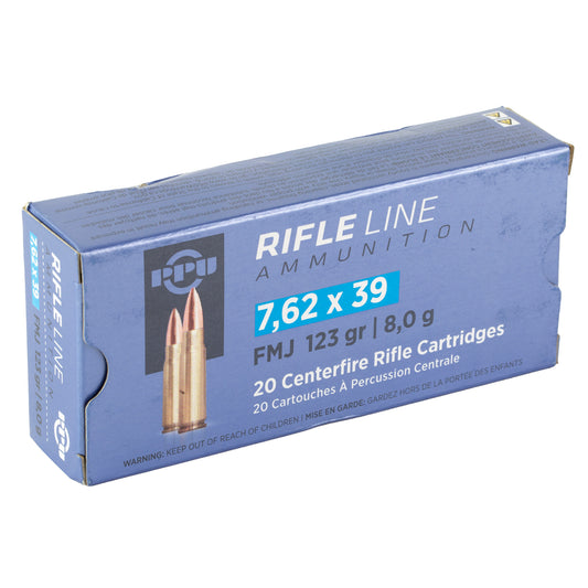 Prvi Partizan PPU 7.62x39 Full Metal Jacket Ammo * 123 Grain, 20 Rounds Per Box