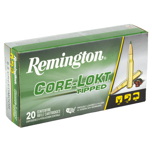 Remington Core-Lokt Tipped 6.5 Creedmoor Rifle Ammo - 129 Grain, Box of 20