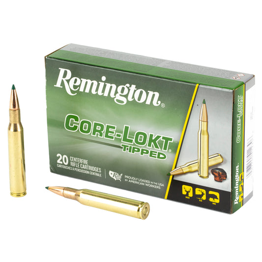 Remington Core-Lokt Tipped .270 Winchester 130-Grain Hunting Ammunition - Box of 20 Rounds