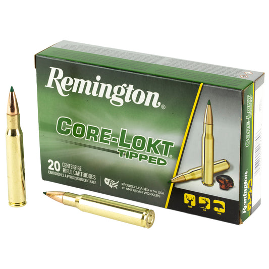 Remington Core-Lokt Tipped .30-06 Springfield 180 Grain Hunting Ammo * 20 Rounds per Box