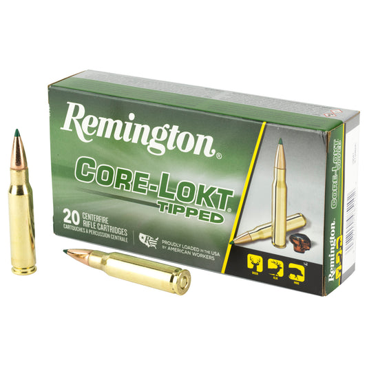 Remington Core-Lokt Tipped .308 Winchester Ammunition * 180 Grain, Polymer Tip, 20 Rounds per Box