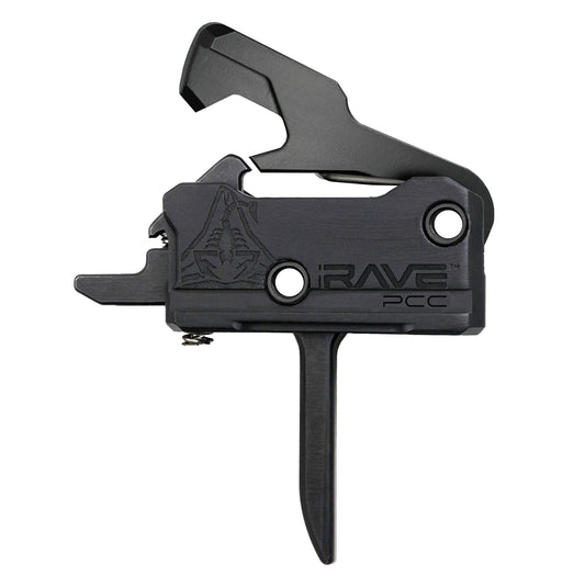 Rise Armament RAVE-PCC Flat Trigger * Black for Precision Firearms