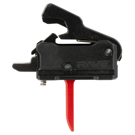 Rise Armament RAVE Flat Red Trigger - Precision Drop-In Trigger for AR-15 Rifles