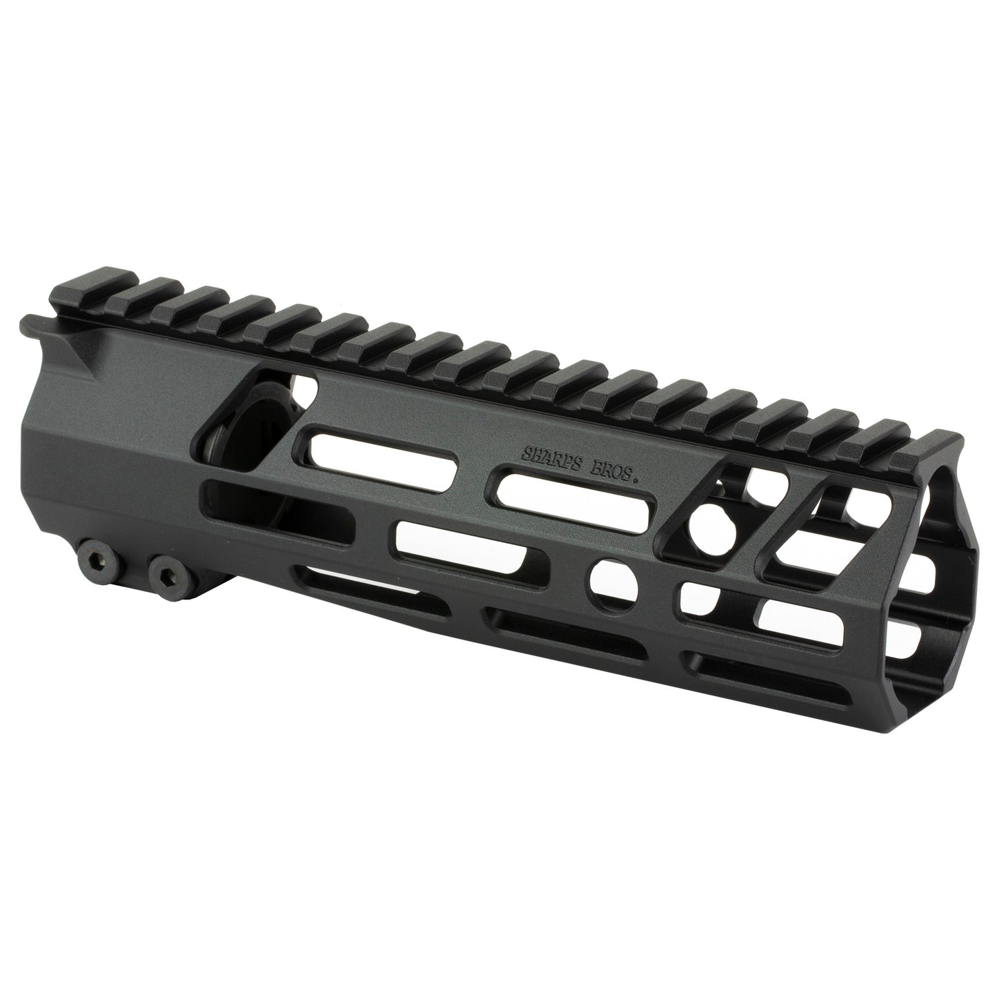 Sharps Bros. SBHG08 7-Inch Black M-LOK Handguard with Full Top Rail for AR-15