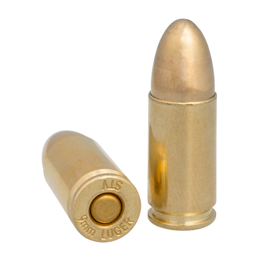 STV Technology Scorpio 9mm 115 Grain Full Metal Jacket Ammo * Reliable 50 Rounds per Box, 1000 Rounds per Case