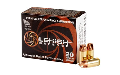 Lehigh Defense Xtreme Defense .380 ACP 68-Grain Fluid Transfer Monolithic Ammo, 20 Rounds per Box