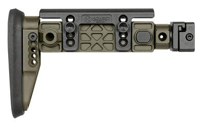 Midwest Industries Alpha Series Folding Stock for AK - Olive Drab Green, Part MI-AK-ALPHA-FS-ODG
