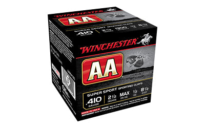 Winchester Ammunition AA Supersport Sporting Clay 410 Gauge Shotshells, 1/2 oz #8 Shot, 25 Rounds per Box