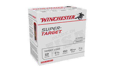 Winchester Ammunition Super Target 12 Gauge Shotshell * 1 oz #7.5, 25 Rounds per Box
