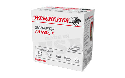 Winchester Ammunition Super Target 12 Gauge Shotshell * 1 oz #7.5, 25 Rounds per Box