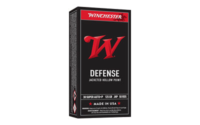 Winchester Ammunition USA White Box .38 Super Hollow Point 125 Grain * 50 Rounds per Box, 500 Rounds per Case