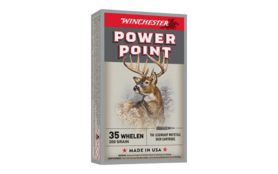 Winchester Ammunition Power-Point 35 Whelen 200-Grain Hunting Ammo - 20 Rounds per Box