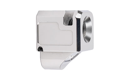 Zaffiri Precision Blowhole 9mm Compensator for Glock 43/43X/48 - Silver