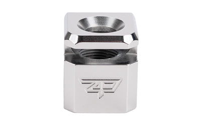 Zaffiri Precision Blowhole 9mm Compensator for Glock 43/43X/48 - Silver