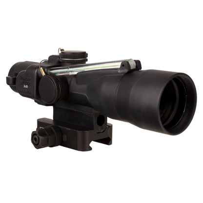 Trijicon ACOG 3X30 Green Chevron .223 Rifle Scope * Durable 30mm Objective, Black Finish