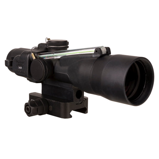Trijicon ACOG 3X30 Green Chevron .223 Rifle Scope * Durable 30mm Objective, Black Finish