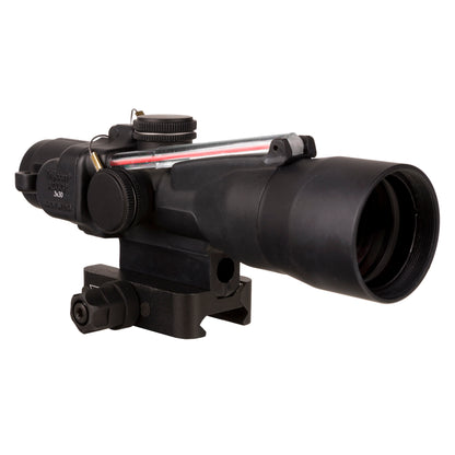 Trijicon ACOG 3X30 Red Chevron .223 Rifle Scope with 30mm Objective - Black