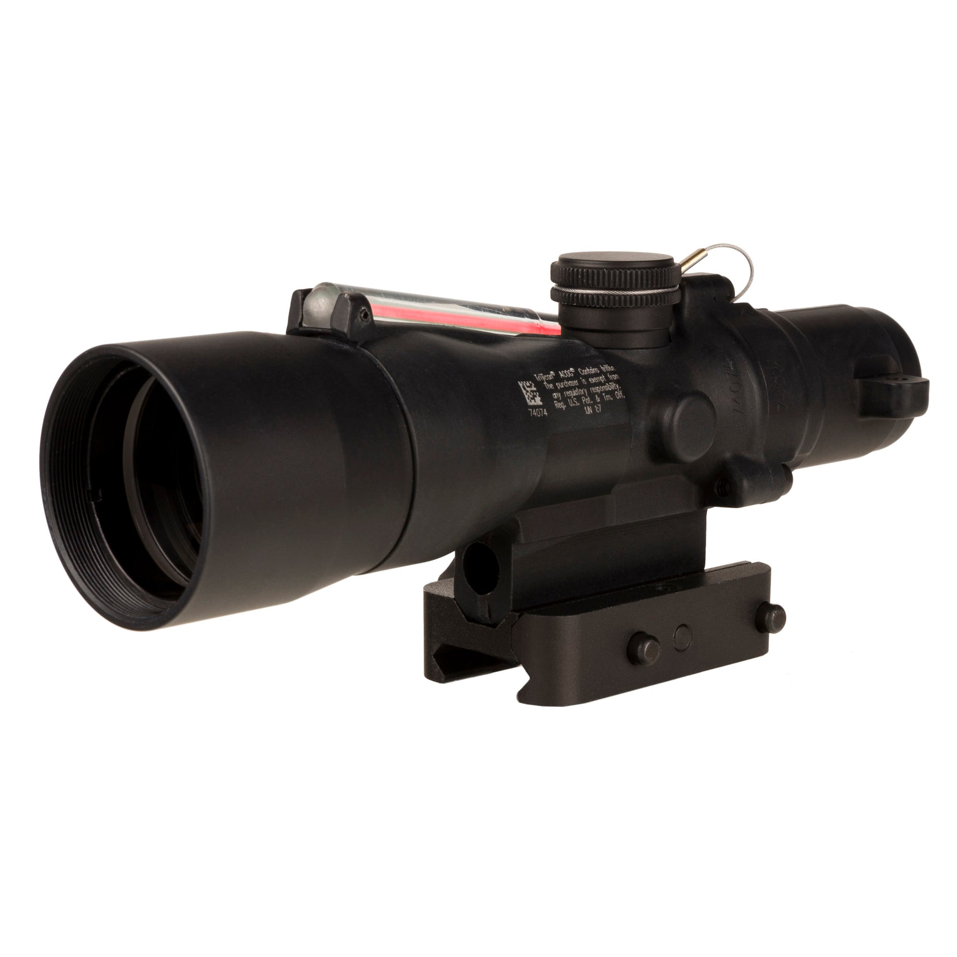 Trijicon ACOG 3X30 Red Chevron .223 Rifle Scope with 30mm Objective - Black