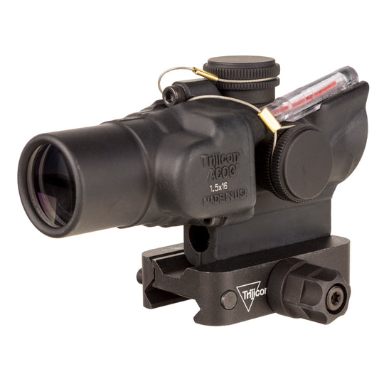 Trijicon ACOG 1.5X16S Red Ring & 2 MOA Dot Rifle Scope - Durable Medium-Range Optic