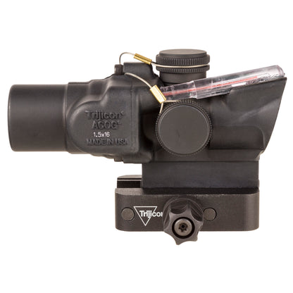 Trijicon ACOG 1.5X16S Red Ring & 2 MOA Dot Rifle Scope - Durable Medium-Range Optic