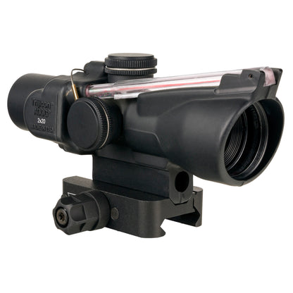 Trijicon ACOG 2X20 Red Crosshair Rifle Scope - Durable Medium-Distance Optic for Tactical and Hunting Use