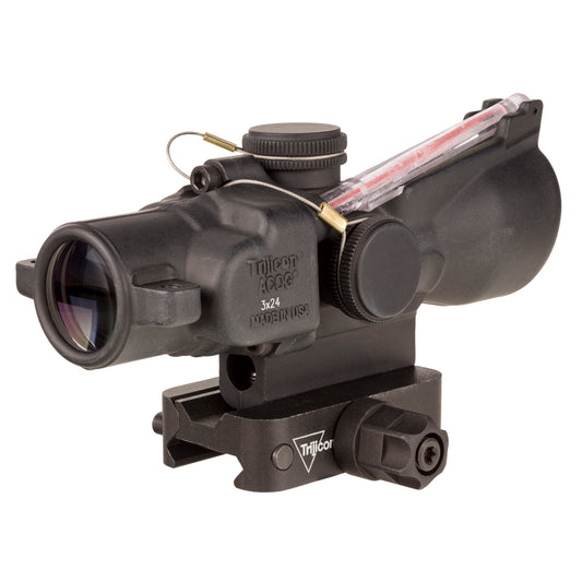 Trijicon ACOG 3X24 Red Horseshoe/Dot Rifle Scope * Black (Part Number: TA50-C-400348)
