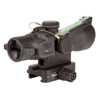Trijicon ACOG 3X24 Green Horseshoe/Dot Rifle Scope * Black (Part Number: TA50-C-400350)
