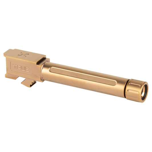 True Precision Copper Threaded 9mm Barrel for Glock 19 * High-Quality US-Made Firearm Component