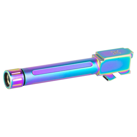 True Precision Spectrum Rainbow PVD 9mm Threaded Barrel for Glock G19 * Part TP-G19B-XTS