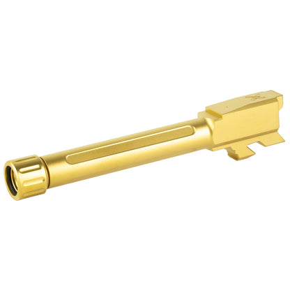 True Precision 9mm Threaded Gold Barrel for Glock G48 * Made in USA