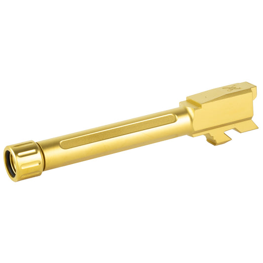 True Precision 9mm Threaded Gold Barrel for Glock G48 * Made in USA