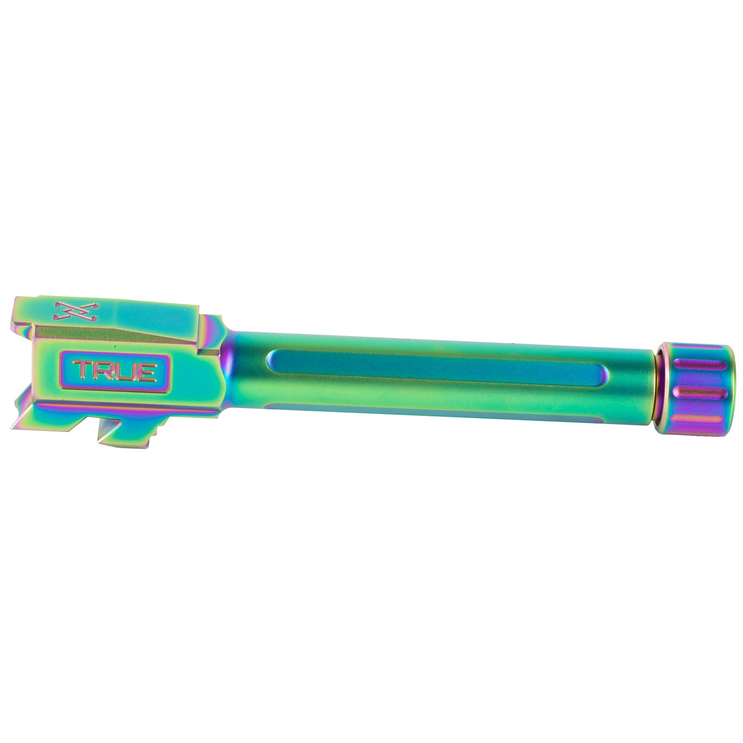 True Precision Spectrum Rainbow PVD Threaded Barrel for Glock 48 9mm * Improved Accuracy and Durability