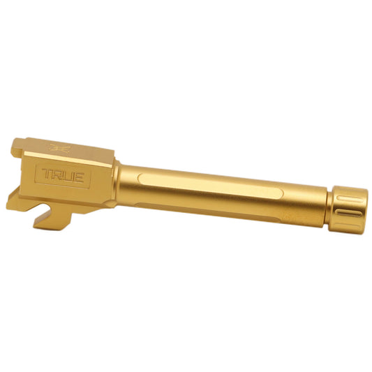True Precision P320 X-Compact 9mm Threaded Barrel with Gold Titanium Nitride Finish - Part TP-P32XCB-XTG