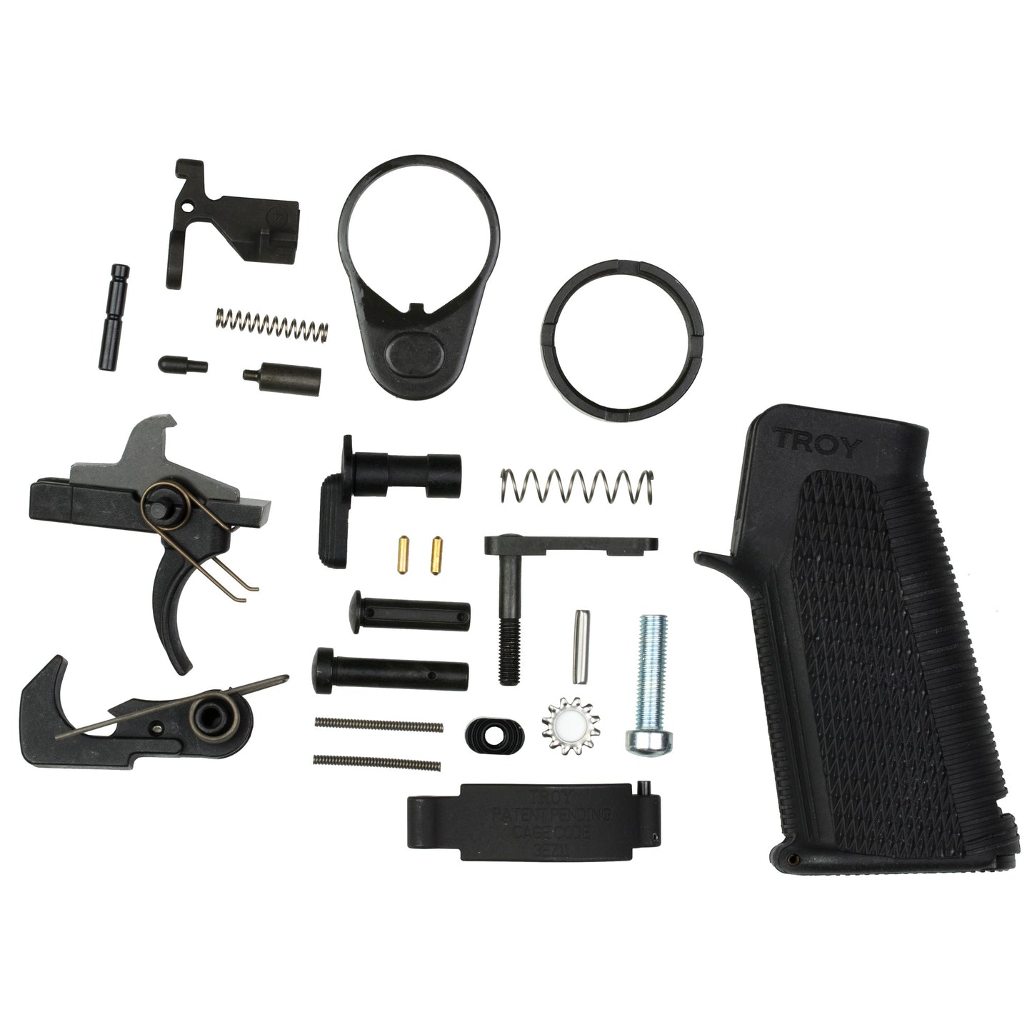 TROY Industries Lower Parts Kit for 5.56 NATO | Model 556, Black