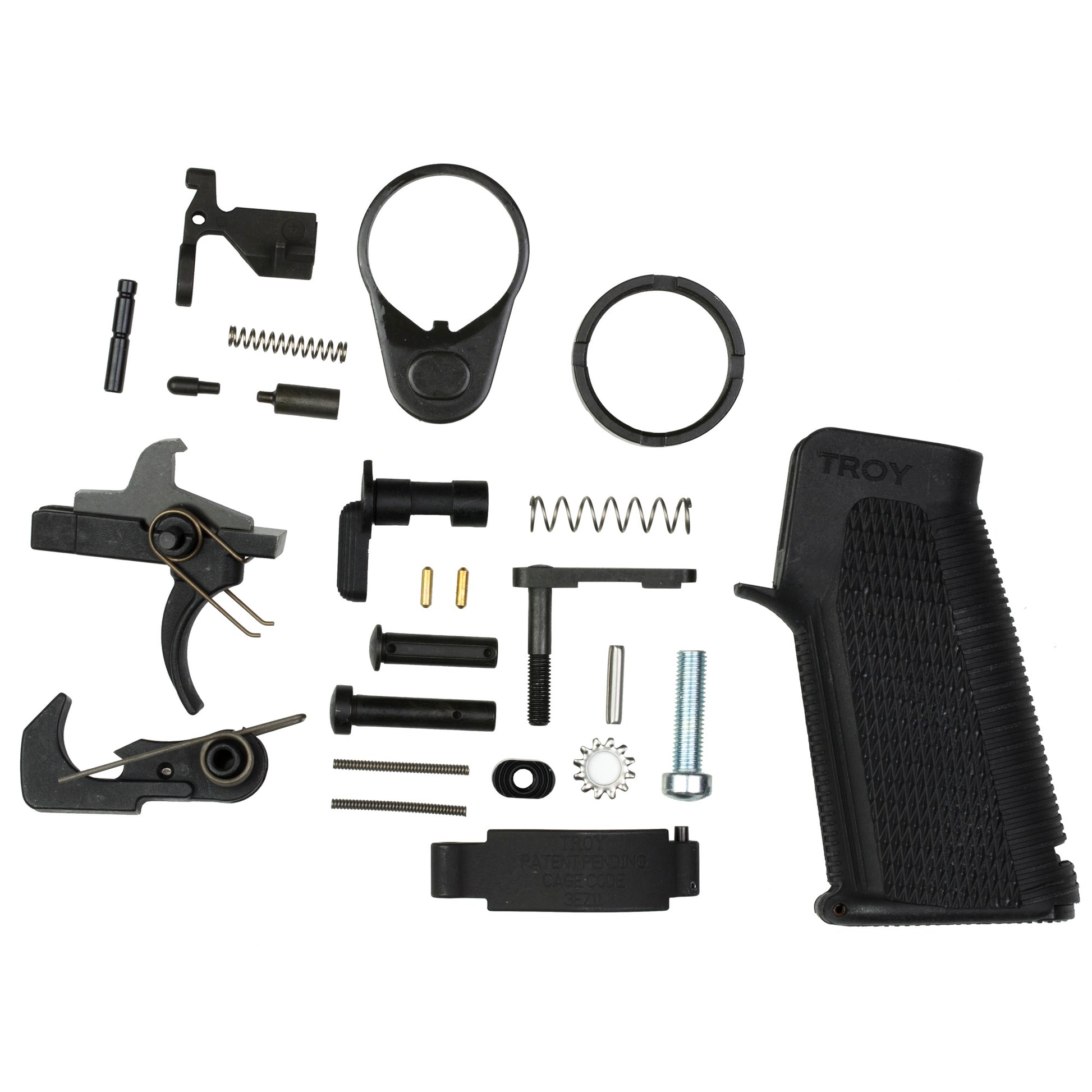 TROY Industries Lower Parts Kit for 5.56 NATO | Model 556, Black