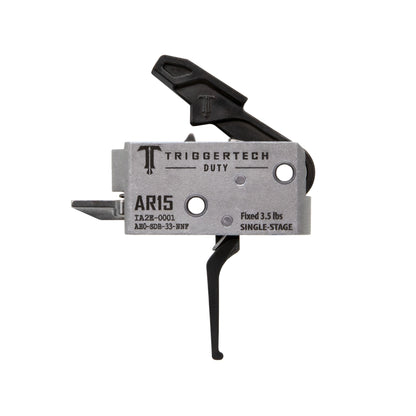 TriggerTech Duty AR-15 Trigger with 3.5 lb Flat Pull, Black - Model AH0-SDB-33-NNF