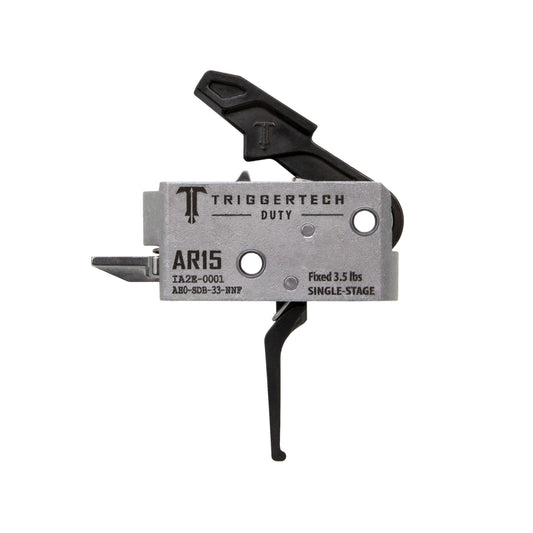 TriggerTech Duty AR-15 Trigger with 3.5 lb Flat Pull, Black - Model AH0-SDB-33-NNF