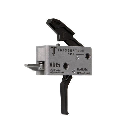 TriggerTech Duty AR-15 Trigger with 3.5 lb Flat Pull, Black - Model AH0-SDB-33-NNF