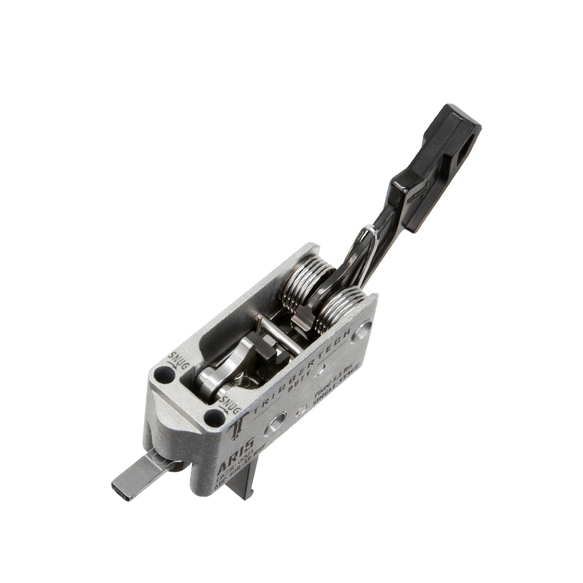 TriggerTech Duty AR-15 Trigger with 3.5 lb Flat Pull, Black - Model AH0-SDB-33-NNF