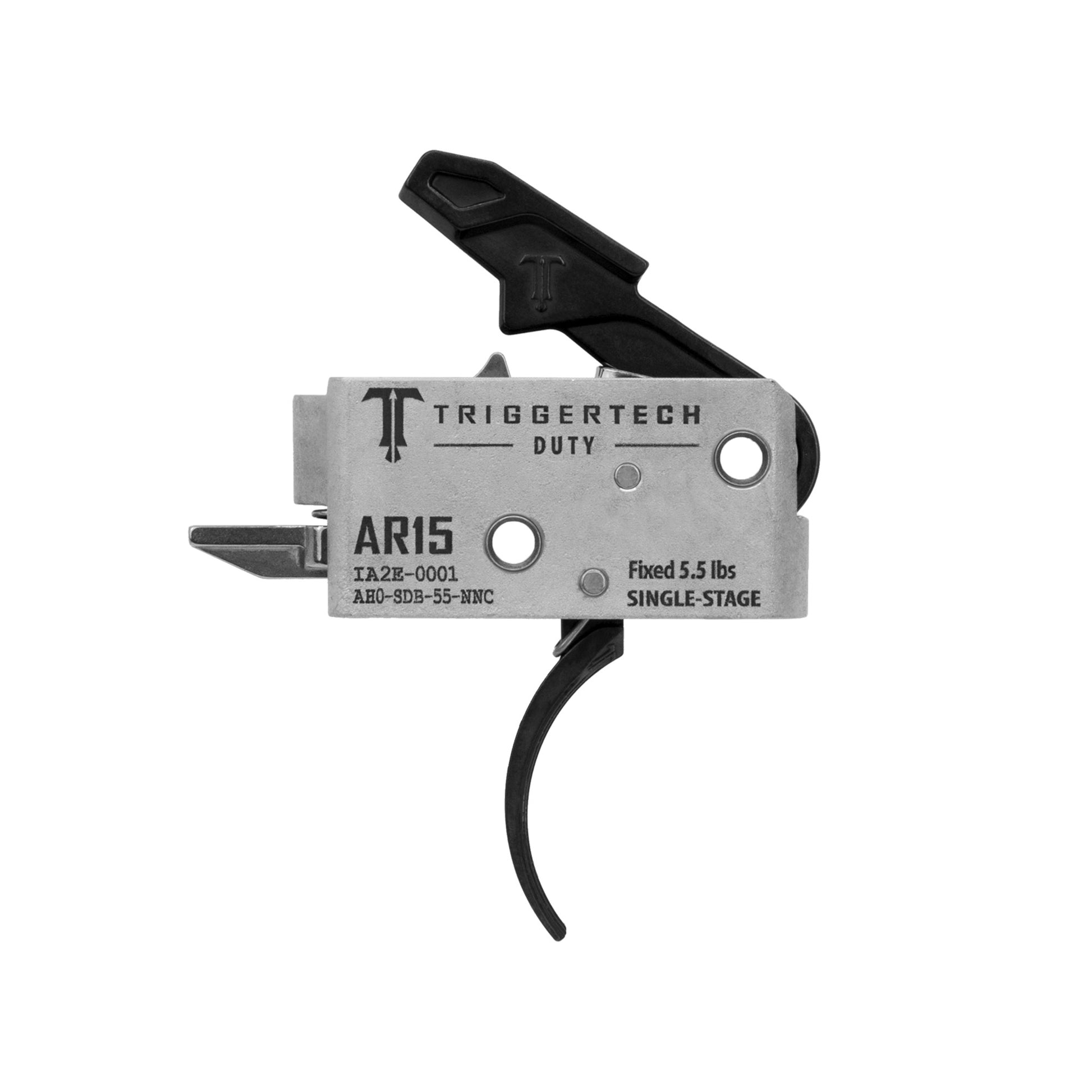TriggerTech AR15 Duty Mil-Spec Trigger * Black, 5.5 lb Pull